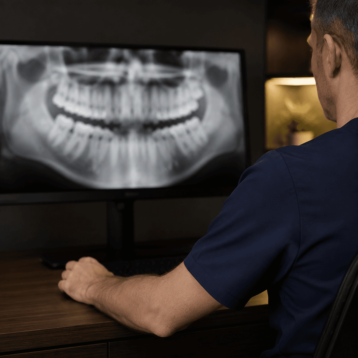 XrayDent AI clinician operatory software interface