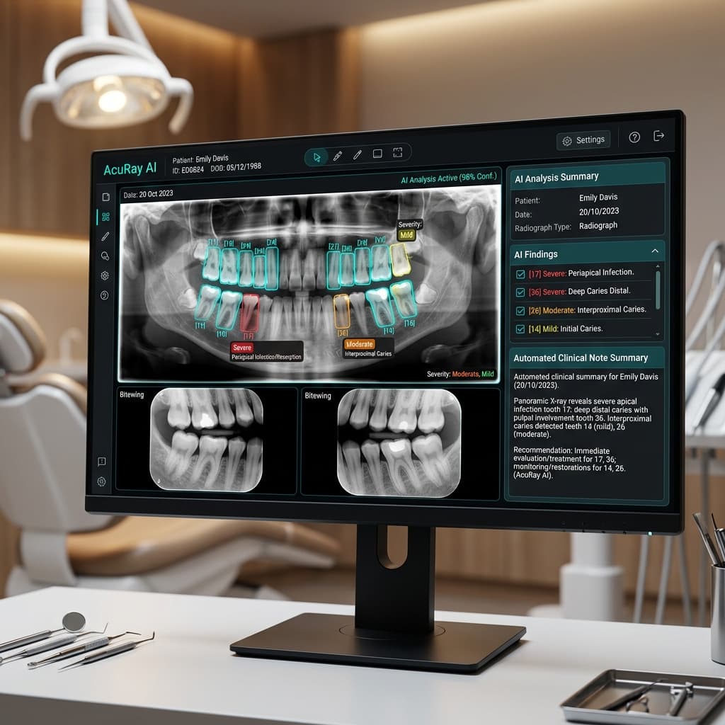 XrayDent AI - Dental radiograph clinical note assistant