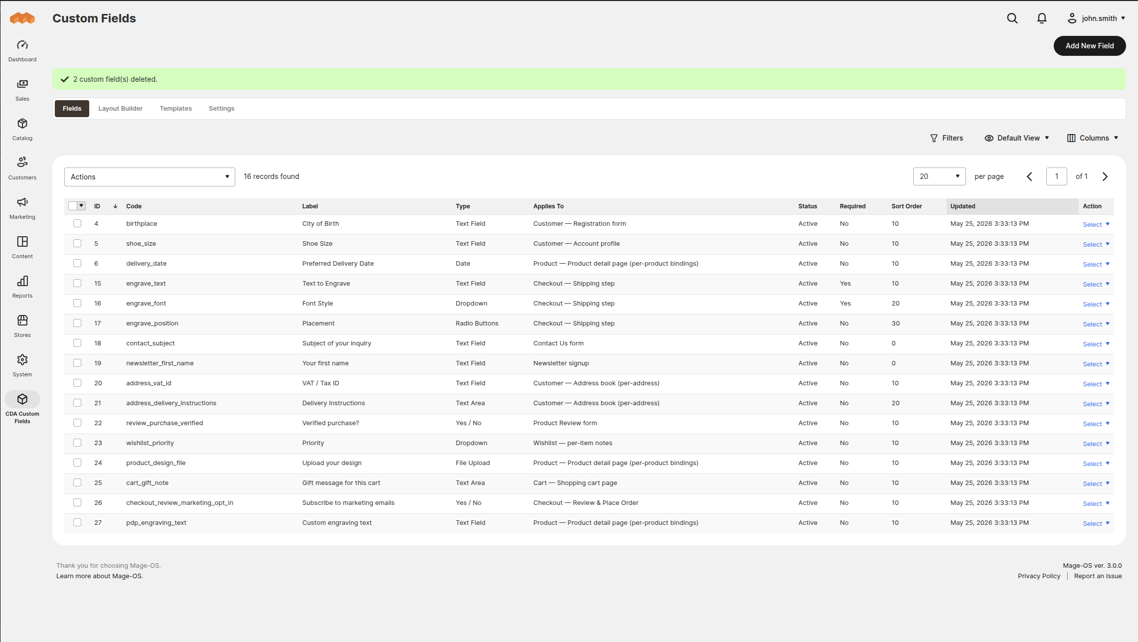 Visual Layout Builder
